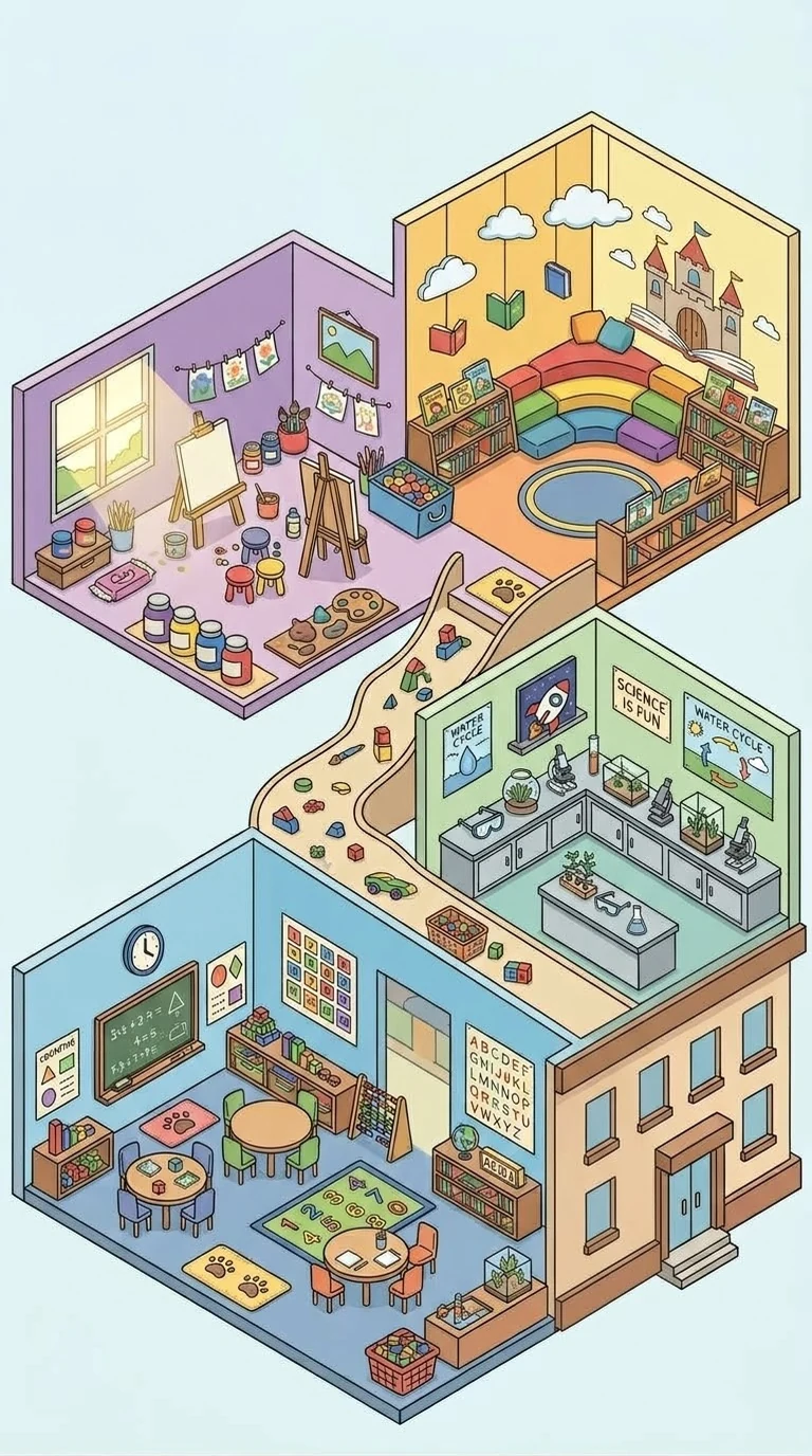 Inside the Elementary School